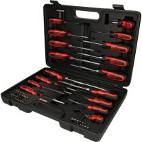 Set surubelnite ERGOTORQUE KS TOOLS, cu biti, 39 piese-159.0100