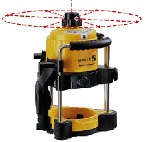 Nivela laser rotativ STABILA LAR 100, orizontal vertical, 300m