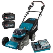 Makita LM001GT201 - Masina de tuns gazonul + 2 acumulatori XGT 40V, 5,0Ah + incarcator DC40RC