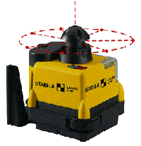 Nivela laser rotativ STABILA LMR, reglare manuala, 160m