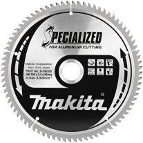 Makita B-09606 Panza fierastrau circular, 235x30x2.4mm, 80 T, aluminiu