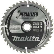 Makita B-32954 Panza pentru fierastrau circular, 165x20x1.6mm, 40 dinti, lemn