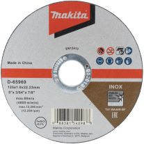 Disc abraziv taiere inox MAKITA D-65969, 125x1.0x22,23 mm