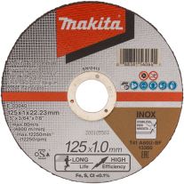 Disc abraziv debitare inox, 125x1x22.23mm, Makita E-03040