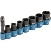 Makita E-12289 Set chei tubulare, profil hexagonal, 6 - 13, 8 piese