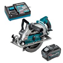 Fierastrau circular Makita RS002GT101 cu acumulator si incarcator XGT 40V, Brushless, 260mm