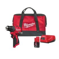 Masina de gaurit/insurubat Milwaukee M12 BLDDRC-201BRF, cuplu 40 Nm, mandrina 10 mm