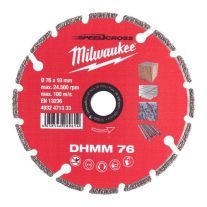 Disc diamantat multimaterial DHMM Milwaukee 4932471333, 76mm