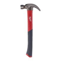 Ciocan dulgher cu gheara curbata Milwaukee 4932478658, maner fibra de sticla, 570gr