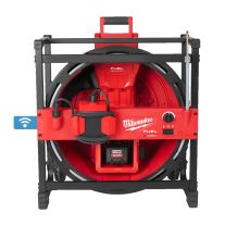 Milwaukee M18 HSFSM-122 Masina de desfundat tevi cu ax flexibil de mare viteza, cu 2x acumulator REDLITHIUM-ION™ 18V/12Ah, incarcator,  in cutie de carton