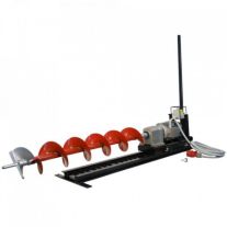 Pachet foreza orizontala Eurokomax motor electric 1F cu accesorii si 10 burghie + cap forare