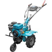 Motocultor DKD 100B, motor 7 cp benzina, 2+1 viteze, latime lucru 50-87 cm, freze, roti cauciuc 4.00x8"