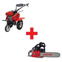 Pachetul fermierului - Motocultor Rotakt RO75RS + Motofierastrau Rotakt MTF3716S