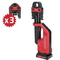 Rothenberger 1000004276 - Masina de presat electro-hidraulica ROMAX Compact III, Set SV 15-22-28, AMP, 18V, Ø12 - 40 mm
