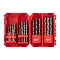 Milwaukee 4932493870 Set 25 burghie THUNDERWEB HSS GROUND - DIN338 pentru metal, 1-13 mm