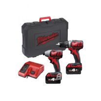 Milwaukee M18 BPP2D-402C Set de doua masini cu acumulator Li-Ion 18V/4Ah