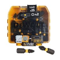 Set tic tac 25 biti PZ2 de impact FlexTORQ DT70556T DeWALT, 25 mm