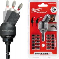 Set Adaptor Unghiular MILWAUKEE SHOCKWAVE™ KNUCKLE™ - 11 Piese