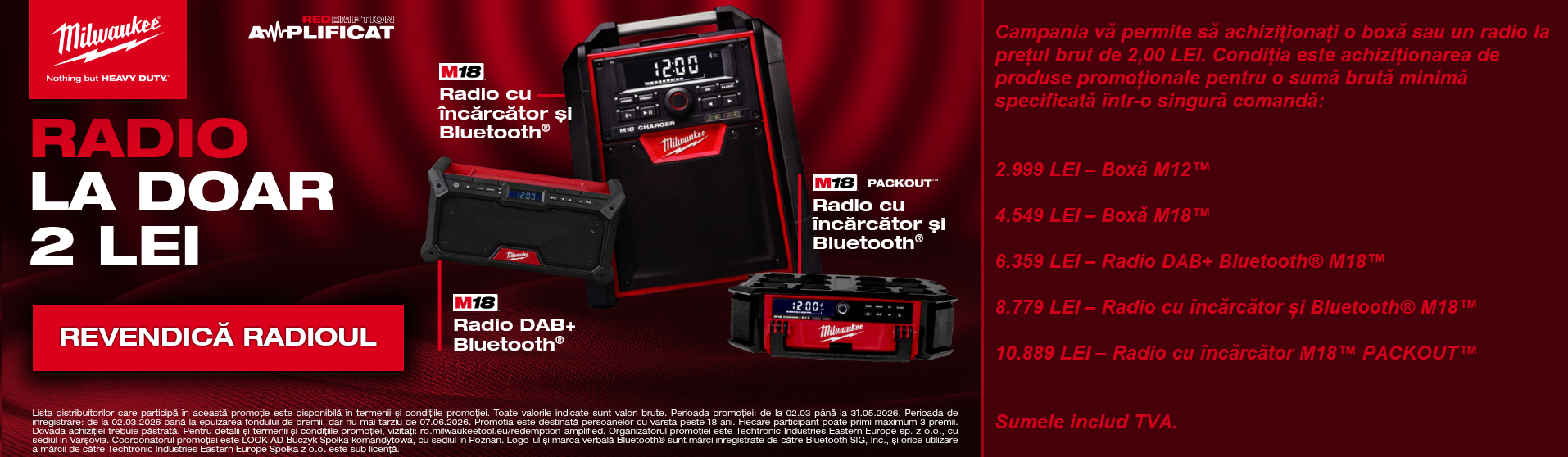 Promotia radio Milwaukee