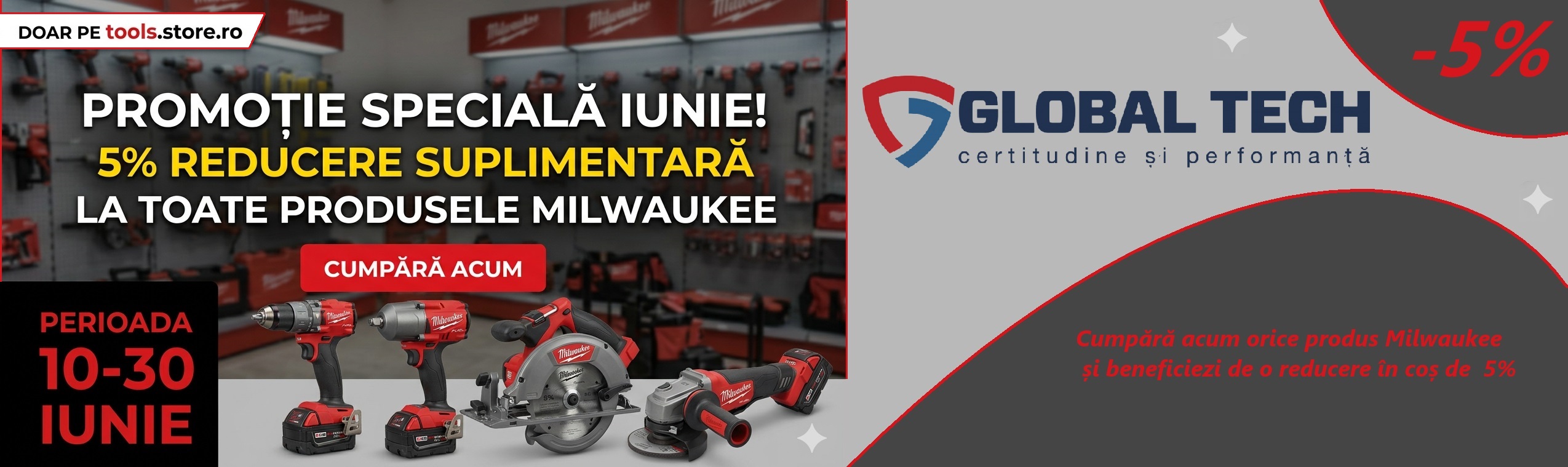 Promotia Milwaukee -5%